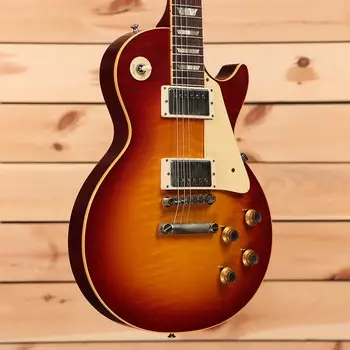 Электрогитара Gibson Custom Shop '60 Les Paul Standard Reissue - Tangerine Burst - 02768 - PLEK'd