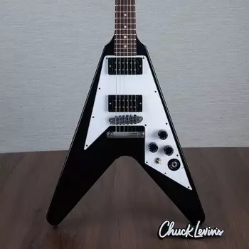 Электрогитара Gibson Custom Shop Kirk Hammet 1979 Flying V Electric Guitar - Ebony - #KH109