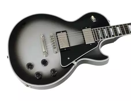 Электрогитара Gibson Custom Shop Les Paul Custom Silverburst Ebony Fingerboard 2023