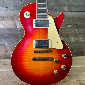 Электрогитара Gibson Custom Shop Murphy Lab 1960 Les Paul Standard Reissue Ultra Light Aged - Wide Tomato Burst 3314