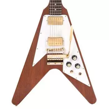 Электрогитара Gibson Custom Shop Murphy Lab 1967 Flying V "CME Spec" Heavy Antique Gold Top Filler Ultra Light Aged w/Maestro Vibrola