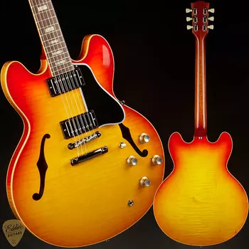 Электрогитара Gibson Custom Shop PSL '64 ES-335 Figured Reissue Gloss Abilene Sunset Burst