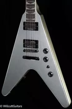 Электрогитара Gibson Dave Mustaine Flying V EXP Silver Metallic