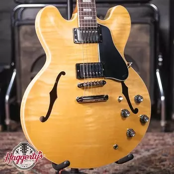 Электрогитара Gibson ES-335 Figured - Antique Natural with Hardshell Case