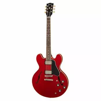 Электрогитара Gibson ES-335 Satin Semi-Hollowbody Guitar - Satin Cherry - #227210099
