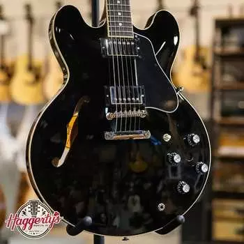 Электрогитара Gibson ES-335 - Vintage Ebony with Hardshell Case