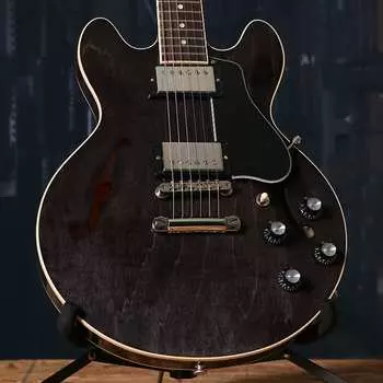 Электрогитара Gibson ES-339 Semi-Hollowbody Electric Guitar in Trans Ebony