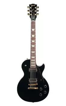 Электрогитара Gibson Exclusive Run Les Paul Studio Ebony Gold Hardware w/Soft Case