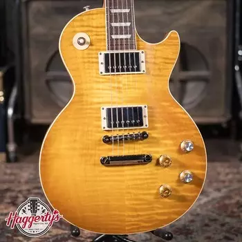 Электрогитара Gibson Kirk Hammett Signature Les Paul Standard "Greeny" - Greeny Burst with Original Series Hardshell Case