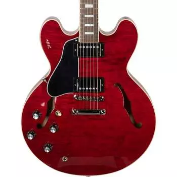 Электрогитара Gibson Left Handed ES-335 Figured Electric Guitar - Sixties Cherry