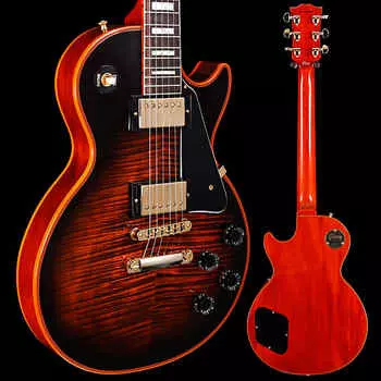 Электрогитара Gibson Les Paul Custom Figured, HAND SELECTED TOP, Orange Widow Burst Gloss 9lbs 11.4oz