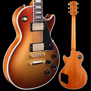 Электрогитара Gibson Les Paul Custom, Viceroy Goldburst w Natural Back Gloss 10lbs 1oz