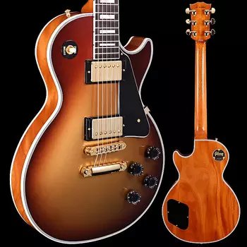 Электрогитара Gibson Les Paul Custom, Viceroy Goldburst w Natural Back Gloss 9lbs 15.8oz