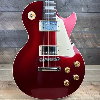 Электрогитара Gibson Les Paul Standard 50's Plain Top Custom Color - Sparkling Burgundy Top 222930265