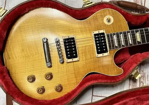 Электрогитара Gibson Les Paul Standard '50s Faded Vintage Honey Burst New Unplayed Auth Dlr 9lb 6oz #244