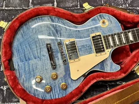 Электрогитара Gibson Les Paul Standard '50s Figured Top Ocean Blue 2023 New Unplayed Auth Dlr 9lb2oz #124
