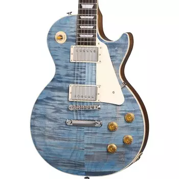 Электрогитара Gibson Les Paul Standard 50s Figured Top Electric Guitar - Ocean Blue