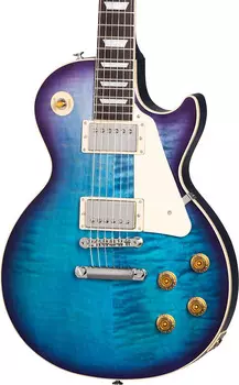 Электрогитара Gibson Les Paul Standard '50s Figured Top Electric Guitar - Blueberry