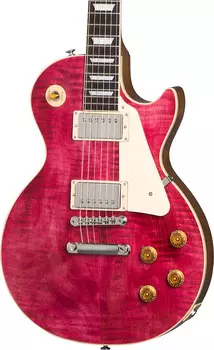 Электрогитара Gibson Les Paul Standard '50s Figured Top Electric Guitar - Trans Fuchsia