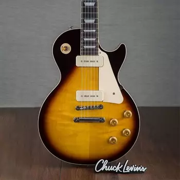 Электрогитара Gibson Les Paul Standard 50s P-90 Electric Guitar - Tobacco Burst