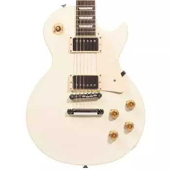 Электрогитара Gibson Les Paul Standard ‘50s Plain Top Electric Guitar, Classic White # 30201