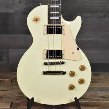 Электрогитара Gibson Les Paul Standard 50s Plain Top - Classic White with Hard Shell Case