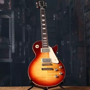 Электрогитара Gibson Les Paul Standard 60's Electric Guitar Bourbon Burst Flame Top