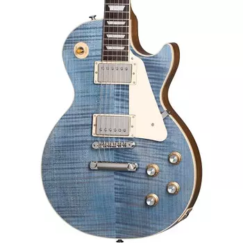 Электрогитара Gibson Les Paul Standard 60s Figured Top Electric Guitar - Ocean Blue