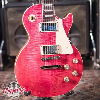Электрогитара Gibson Les Paul Standard 60s Figured Top - Translucent Fuchsia with Hardshell Case
