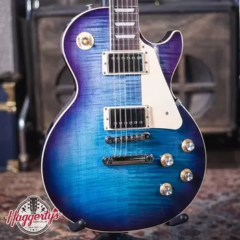 Электрогитара Gibson Les Paul Standard 60s Figured Top - Blueberry Burst with Hardshell Case
