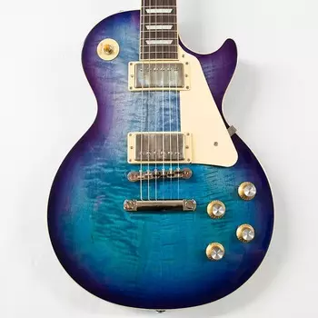 Электрогитара Gibson Les Paul Standard '60s Figured Top Electric Guitar - Blueberry Burst