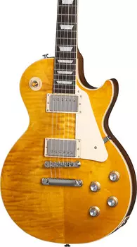 Электрогитара Gibson Les Paul Standard 60s Figured Top Honey Amber w/case