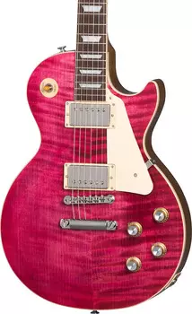 Электрогитара Gibson Les Paul Standard '60s Figured Top Electric Guitar - Trans Fuchsia