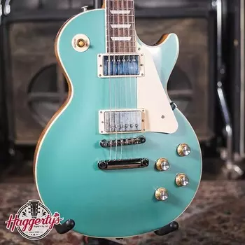 Электрогитара Gibson Les Paul Standard 60s Plain Top - Inverness Green with Hardshell Case