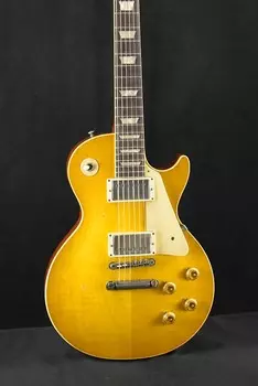 Электрогитара Gibson Murphy Lab 1958 Les Paul Standard Lemon Burst Heavy Aged