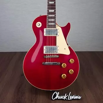 Электрогитара Gibson Murphy Lab 1958 Les Paul Standard - Ultra Light Aged Sweet Cherry Red - CHUCKSCLUSIVE - #82989