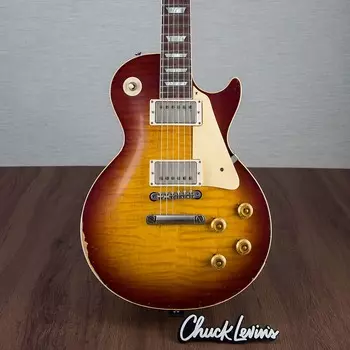Электрогитара Gibson Murphy Lab 1959 Les Paul Standard - Ultra Heavy Aged Iced Tea Burst - CHUCKSCLUSIVE - #922866 - Display Model