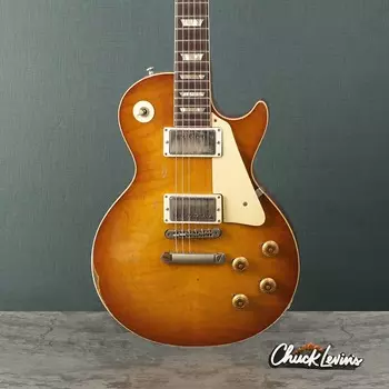 Электрогитара Gibson Murphy Lab 1959 Les Paul Standard - Ultra Heavy Aged Dirty Lemon Burst - CHUCKSCLUSIVE - #922421