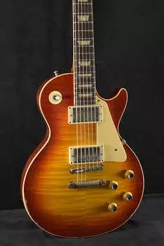 Электрогитара Gibson Murphy Lab 1960 Les Paul Standard Orange Lemon Fade Heavy Aged