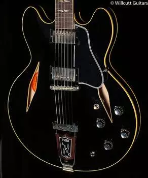 Электрогитара Gibson Murphy Lab 1964 Trini Lopez Standard Reissue Ebony Ultra Light Aged - 111406-8.06 lbs