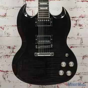 Электрогитара Gibson SG Modern Electric Guitar Transparent Black Fade