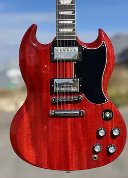Электрогитара Gibson SG Standard '61 2023 Vintage Cherry new Unplayed Auth Dlr 6lb 13oz #269