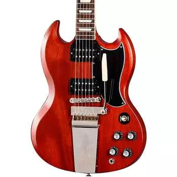 Электрогитара Gibson SG Standard '61 Faded Maestro Vibrola Electric Guitar Vintage Cherry