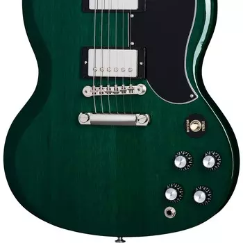 Электрогитара Gibson SG Standard '61, полупрозрачная, темно-бирюзовая