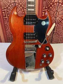 Электрогитара Gibson SG Standard '61 Faded Maestro Vibrola - Vintage Cherry... OPEN BOX DEMO SG '61 Faded Maestro Vibrola Electric Guitar