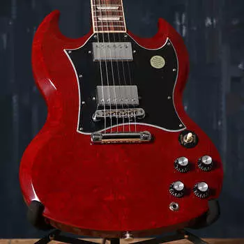 Электрогитара Gibson SG Standard Electric Guitar with Soft Case, Heritage Cherry