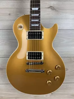 Электрогитара Gibson Slash "Victoria" Les Paul Standard Goldtop Dark Black