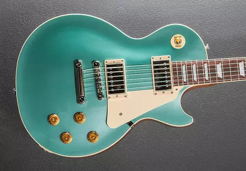Электрогитара Gibson USA Les Paul Standard 50's Plain Top - Inverness Green