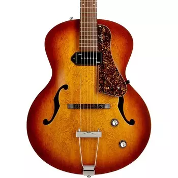 Электрогитара Godin 5th Avenue Kingpin Archtop Hollowbody со звукоснимателем P-90 Cognac Burst
