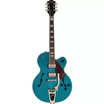 Электрогитара Gretch G2410TG Streamliner Hollow Body Single Cut with Bigsby and Gold Hardware, Laurel Fingerboard, Ocean Turquoise Electric Guitar